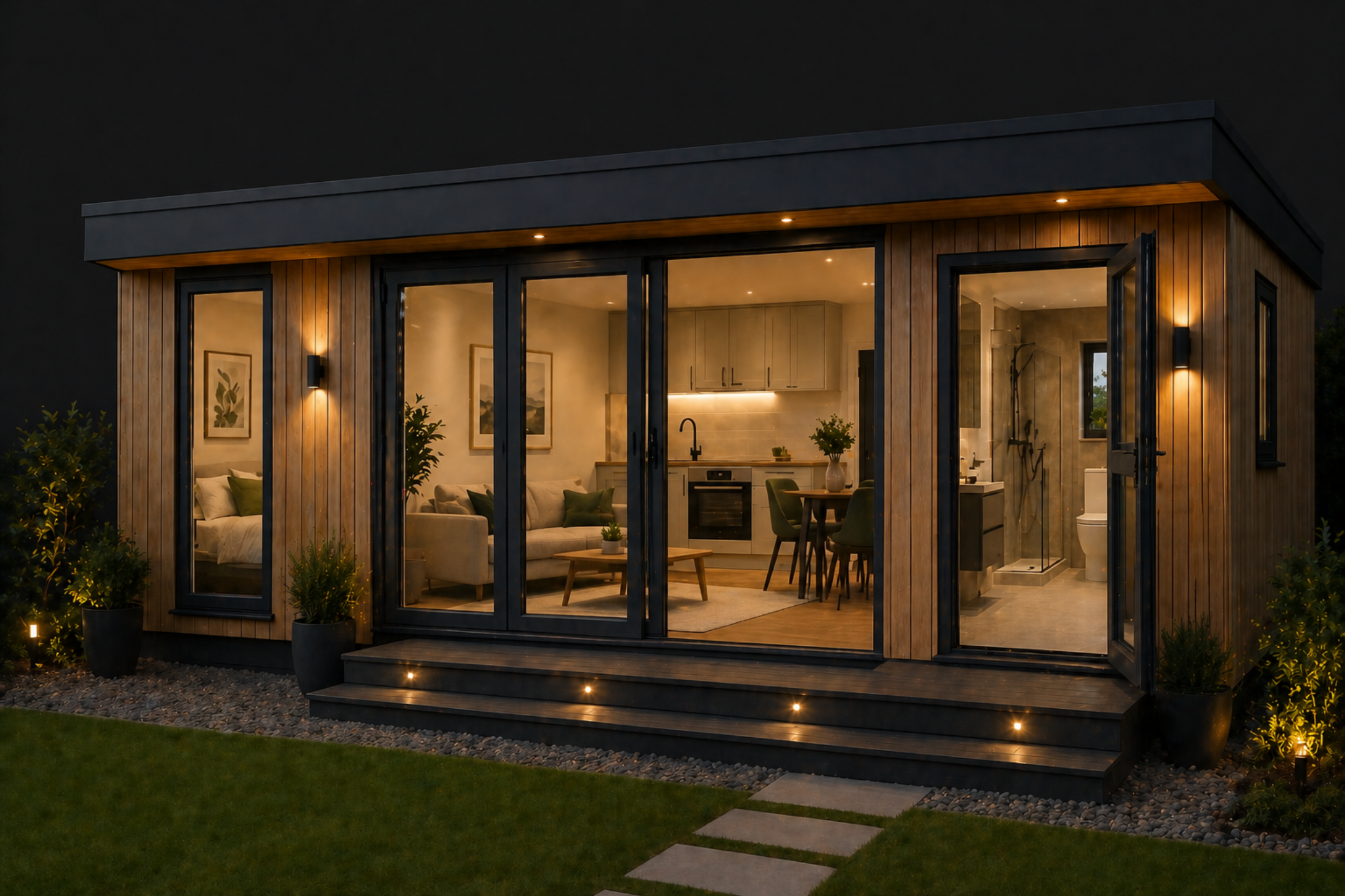 Annexe project exterior detail