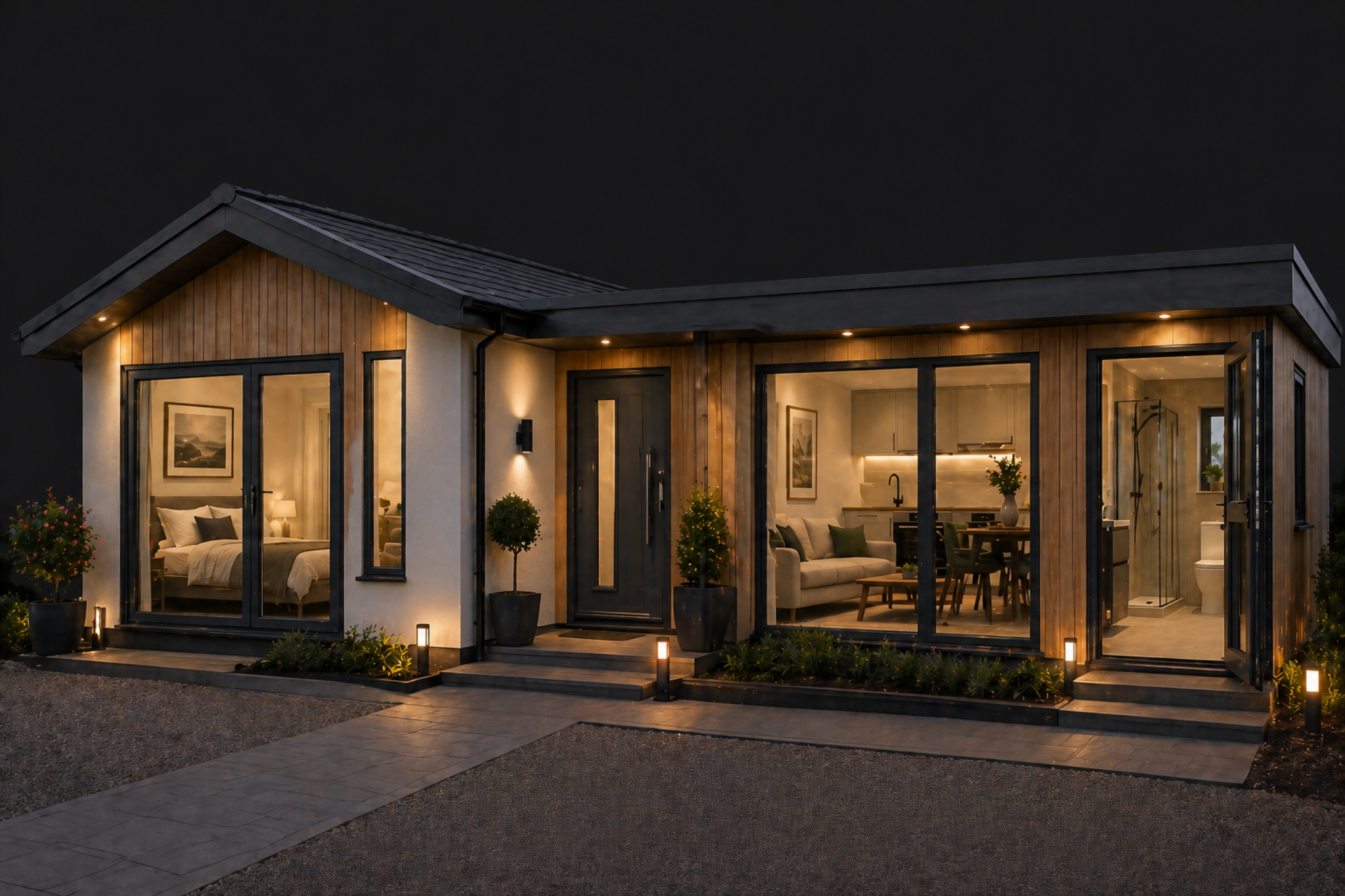 Annexe style garden building
