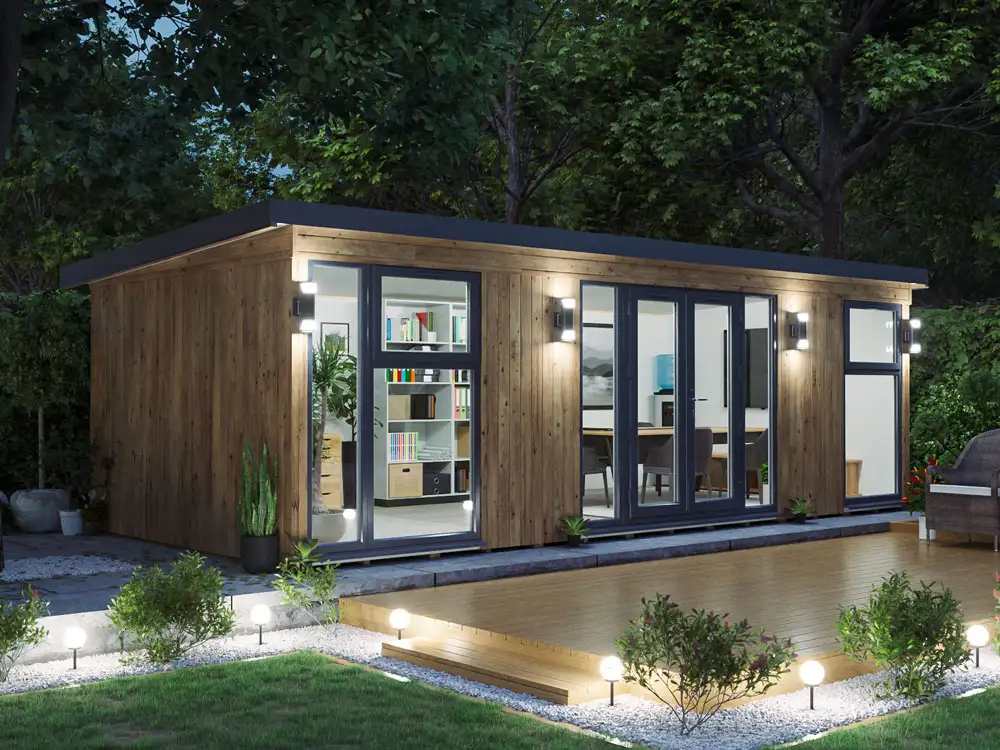 Modern garden room exterior