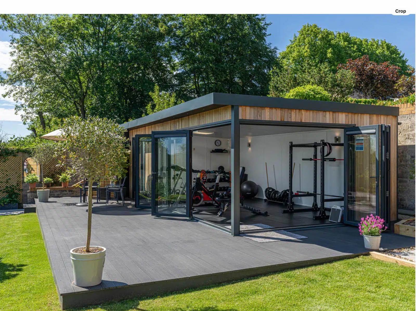 Finished garden room project